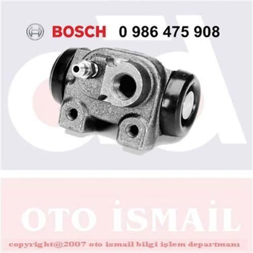 Bosch F026009908 Fren Silindiri Sağ C2 2002 Sonrası C3 2002 Sonrası 19,05Mm