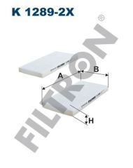 Filtron K1289-2X Kabin Filtresi Kıa Motors Sorento I (Jc) 2.5 Crd