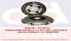 VALEO 821301 DEBRİYAJ SETİ ASTRA G H VECTRA B CORSA C D MERIVA 1.