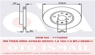 Trw Df4741 Fren Diski Ön Sedıcı 2006 Sonrası / Sx4 2006 Sonrası Havalı 280Mm