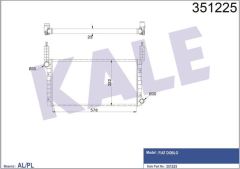 Kale 351225 Radyatör Doblo 1.2İ 01-