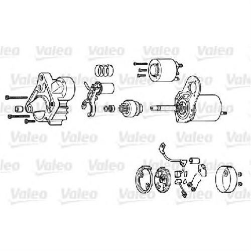 Valeo 594424 Kömür Tasıyıcısı Mars 206 307 406 Partner / C4 Berlı