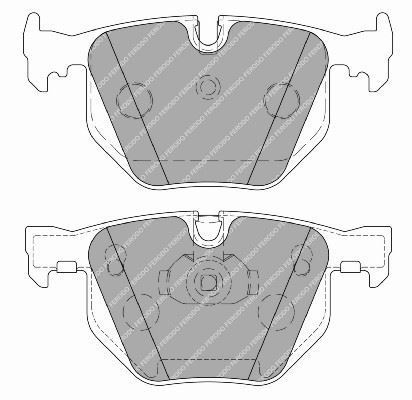 Ferodo Fdb1673 Fren Balatası Arka Bmw 7 E65 E66 01-