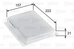 VALEO 715809 POLEN FİLTRESİ 500  L 12- 500  X / RENEGADE 14-