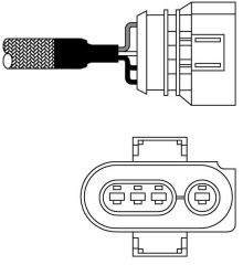 Delphi Es10979-12B1 Oksijen/Lambda Sensörü Polo 94-99 / A6