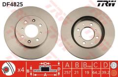 Fren Diski Ön Cıty 09-12 J12 Havazz 09-alı 258Mm