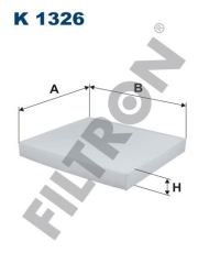 Filtron K1326 Kabin Filtresi Ford Ranger12=- 2.2 Tdci 125Hp 11=-