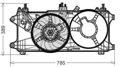 Kale 351340 Fan Motoru Davlumbazlı Ford Connect