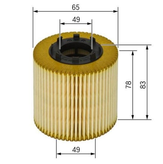 BOSCH 1457429256 Yağ Filtresi Palio Albea Linea Doblo Fiorino Punto Grande Punto / Astra H Corsa C D Corsa C Combo Meriva 1.3 Jtd 1.3 Cdti