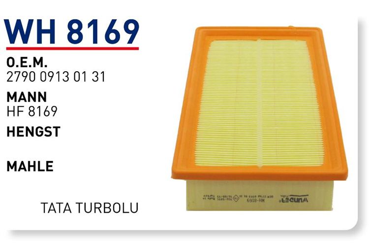 WUNDER WH8169 HAVA FİLTRESİ - TATA TURBOLU