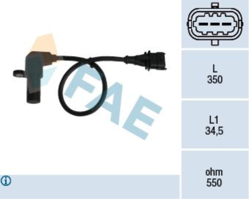 Fae 79069 Krank Devir Sensörü X16Xel Vectra B Astra G