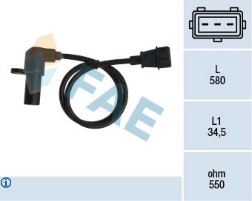 Fae 79075 Krank Devir Sensörü Astra G X14Xe X16Xel