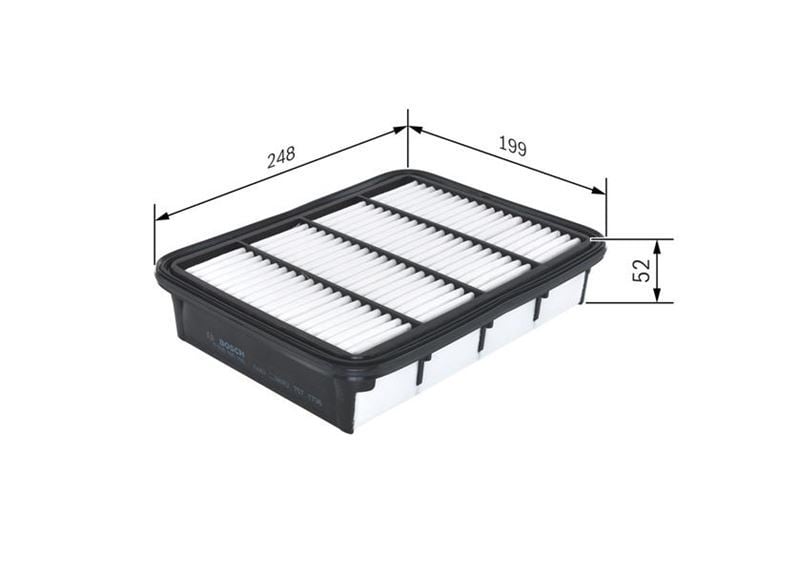 Bosch F026400127 Hava Filtresi İ10 08-11 1.1 Benzinlı