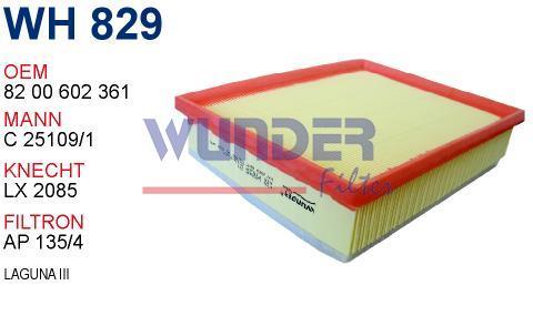 WUNDER WH829 HAVA FİLTRESİ - LAGUNA III HAVA