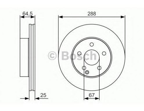 Bosch 0986479S83 Fren Diski Ön Mercedes W204 W207 07-