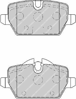 Ferodo Fdb1806 Fren Balatası Arka Bmw 1  E81 E87 Bmw 3  E90