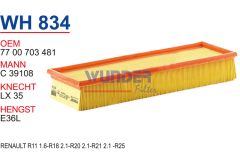 WUNDER WH834 HAVA FİLTRESİ -