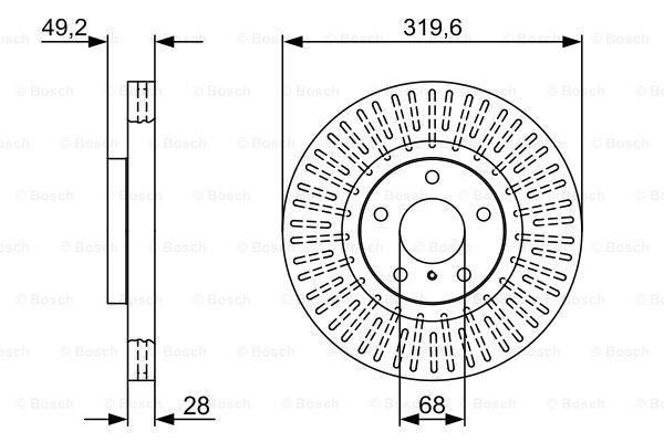 Bosch 0986479V60 Fren Diski