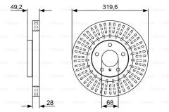 Bosch 0986479V60 Fren Diski