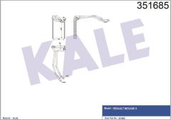Kale 351685 Kalorifer Radyatörü Megane Iı