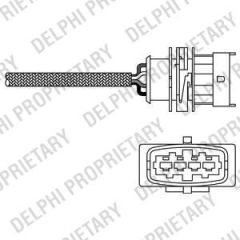 Delphi Es20291-12B1 Oksijen/Lambda Sensörü Astra G Vectra C Corsa B C 1.