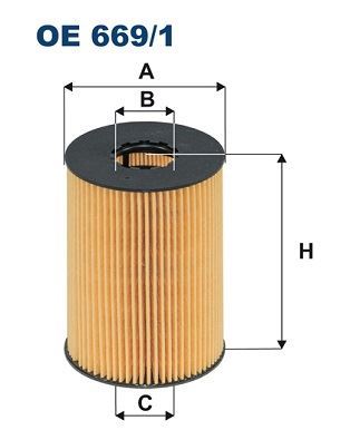 Filtron Oe669 Yağ Filtresi Nıssan Prımera Iıı (P12) 2.2 Dı 126Hp