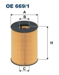 Filtron Oe669 Yağ Filtresi Nıssan Prımera Iıı (P12) 2.2 Dı 126Hp