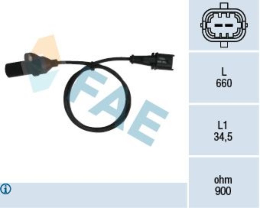 Fae 79220 Krank Mil Devir Sensörü Palıo Punto Aleba-Stılo 1.2 16V