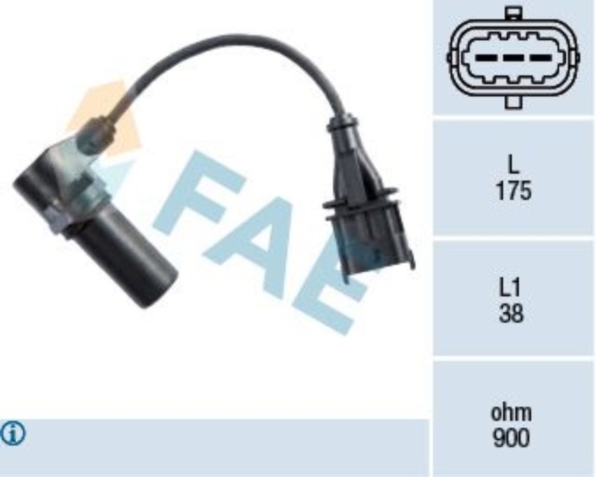 Fae 79222 Krank Mil Sensörü Ducato 2.3Jtd 2002 Sonrası Daıly Iıı Iv