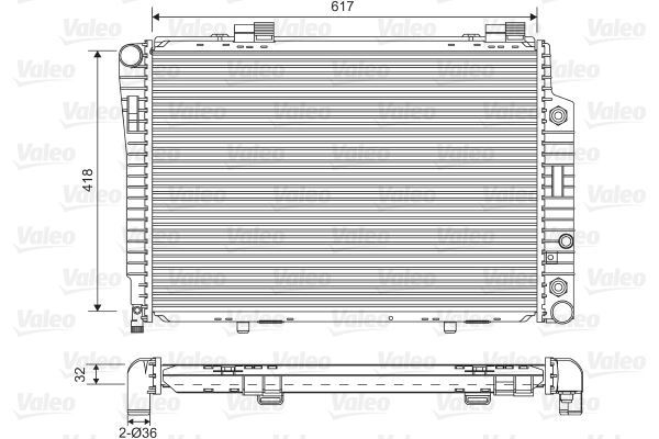 VALEO 731805 SU RADYATORU MERCEDES C180