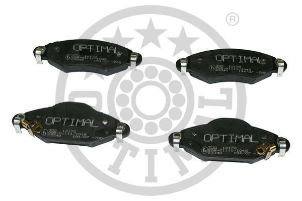 Optimal Bp12170 Optimal Fren Balata Seti Diskli Fren Yarıs P1
