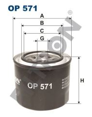 Filtron Op571 Yağ Filtresi Honda Cıvıc Iı 1.3 L 60Hp 09/79-09/83