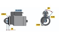 Bosch 1109031 Marş Motoru Lombardını