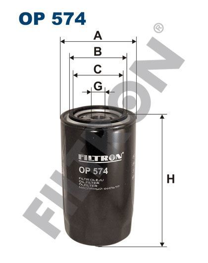 Filtron Op574 Yağ Filtresi T4 (Aaf-Acu-Aen-Aeu) (90-03)  - Lt28-3