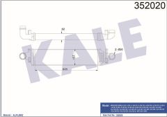 Kale 352020 Turbo Radyatörü 620×159×62 Klimalı Klimasız Benz A Cl