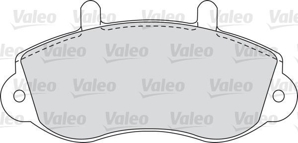 VALEO 598490 FREN BALATASI ÖN MASTER I 80- / TRANSIT T12