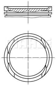 Mahle 011Pı00112002 Motor Piston+Segman (73Mm) Astra J-Insıgnıa A