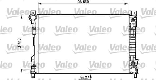 VALEO 732741 SU RADYATÖRÜ MERCEDES C W203