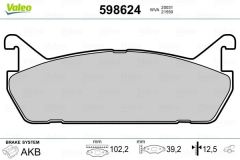VALEO 598624 FREN BALATASI ARKA APPLAUSE 1.6 89-97