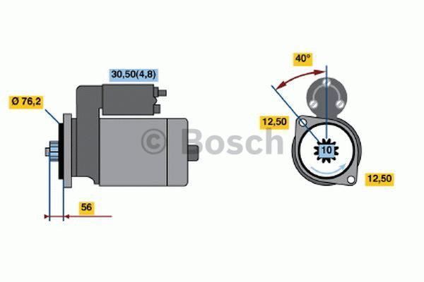 Bosch 1120406 Marş Motoru Golf V Polo Jetta / A3 / Cordoba Ibıza