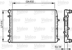 VALEO 732864 SU RADYATÖRÜ POLO IV 02- 1.4 16V 1.6 16V 1.4 TDI 1.9