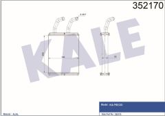 Kale 352170 Kalorifer Kıa Pregıo 2.5 Tcı 97=-04