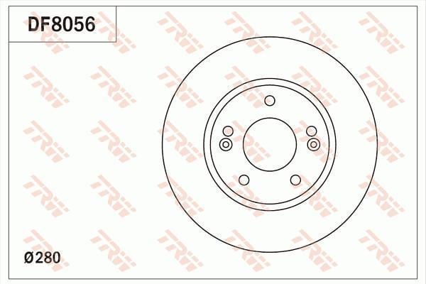 Trw Df8056 Fren Diski Ön İ30  2012 Sonrası / Ceed  2012 Sonrası Havalı 280Mm