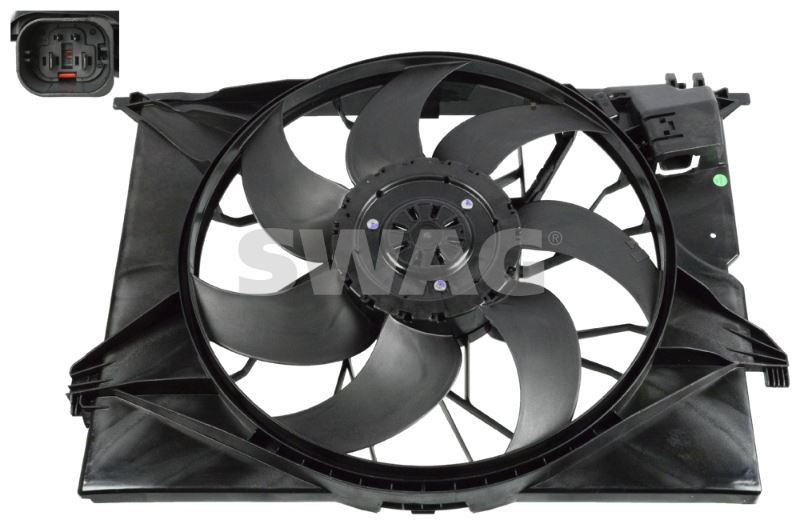 Swag 10107616 Radyatör Fanı Komple Mercedes 216 221   05 -13