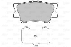 VALEO 598819 FREN BALATASI ARKA RAV4 06-12