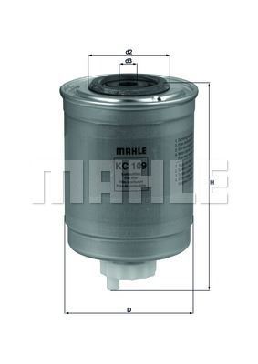 Knecht Kc109 Mazot Filtresi Transıt T12 T15  Transıt 94-00 2.5 Td