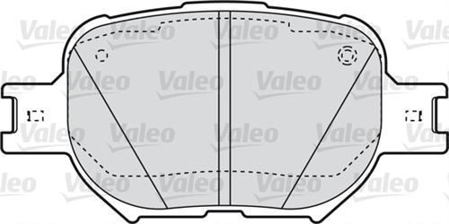 VALEO 598827 FREN BALATASI ÖN COROLLA VERSO 01- 1.8 VVTI 2.0 D4D
