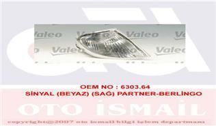 VALEO 86384 SINYAL LAMBASI SAĞ PARTNER 96- / BERLINGO 96-