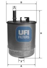 Ufı 24.129.00 Ufı Mazot Filtresi İ30 1.6 Crdi