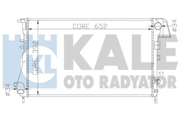 Kale 352200 Su Radyatörü Vectra C 2002 Sonrası 1.6 16V 1.8 16V Mt Ac Sıgnu